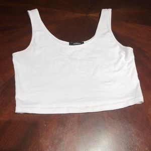 White Crop Top